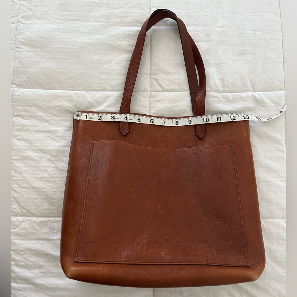 Madewell medium leather transport tote - Picture 6 of 10
